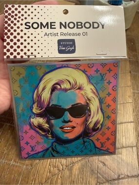 NEW Some Nobody Artist Release Marilyn Monroe Louis Vuitton Pop Art Sticker